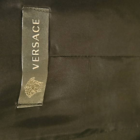 Versace Men's Formal Black Vest - Picture 2 of 4